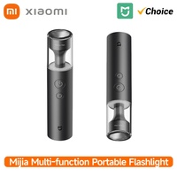 Xiaomi Mijia Multifunctional LED Flashlight: Zoomable Ultra-Bright Car Emergency Light with Window Breaker & Safety Belt Cutter