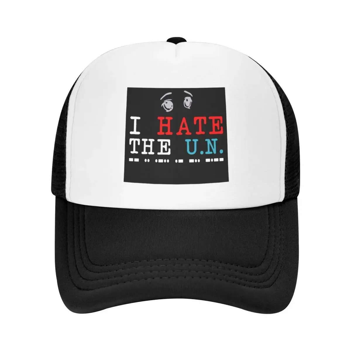 (READ DESCRIPTION) I HATE THE U.N. Baseball Cap Sunhat Golf Hat Boy Women's