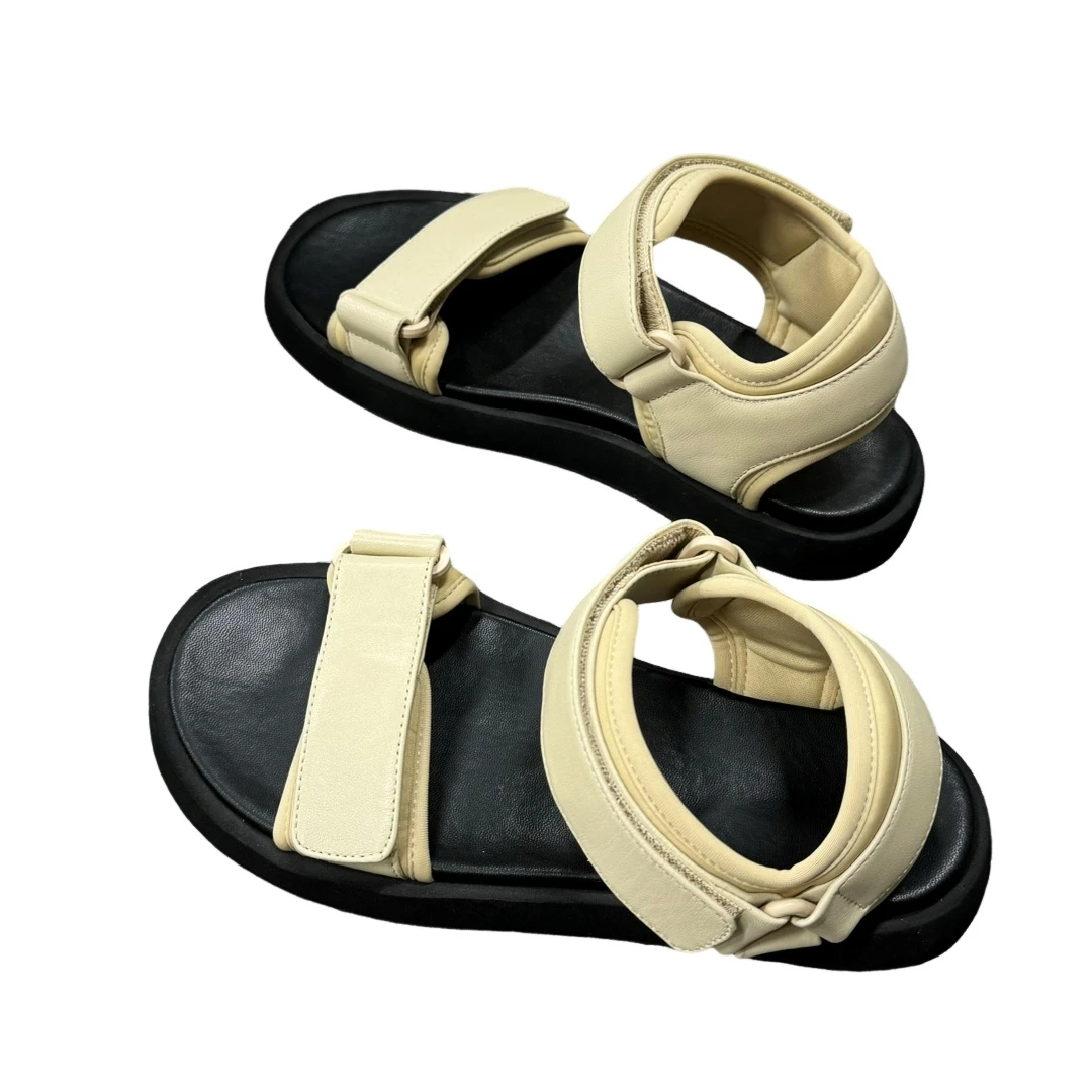 Exquisite and Trendy Sandals Summer platform sandals Women's Beach casual sports leather minimalist one word with sandals AD1127
