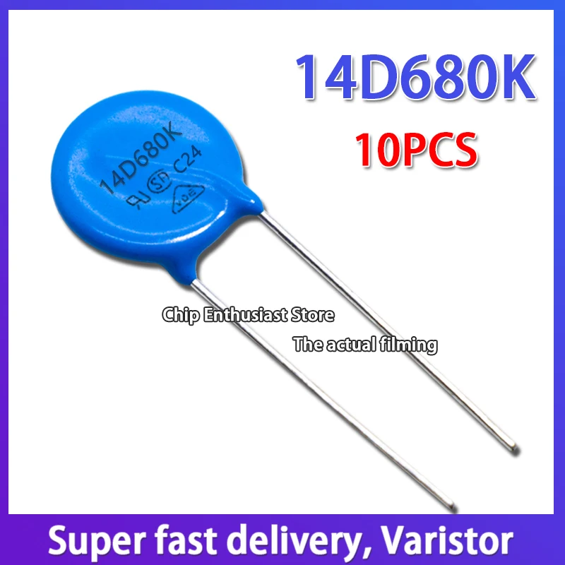 10Pcs Varistor 14D271K 271KD14 In Lijn Varistor Diameter 14Mm Dip-2 270V