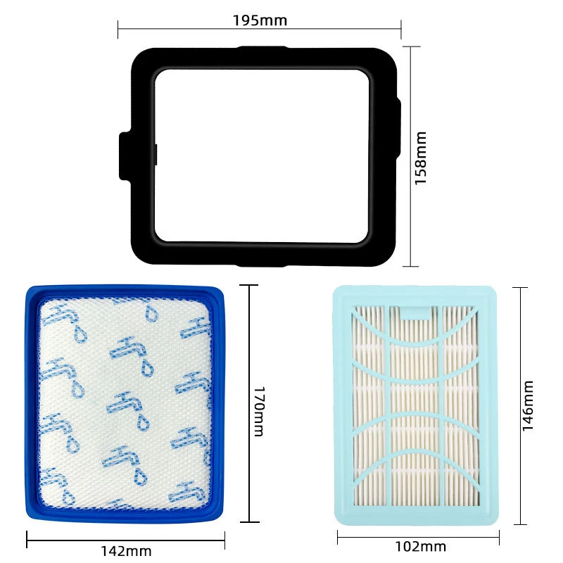 HEPA Filter Replacement Kit For FC9732 FC9728 FC9735 Vacuum Cleaner HEPA Filter Frame Replacement Kit-A77G