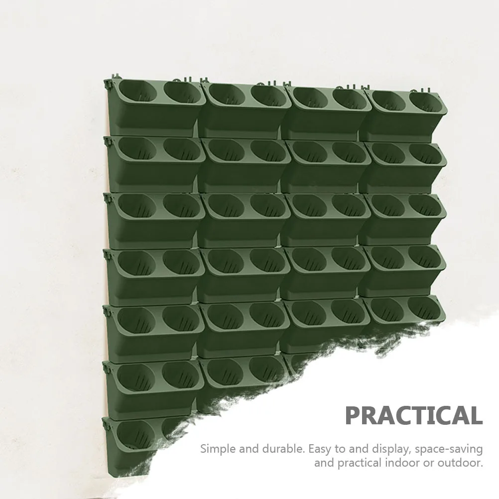 

Plastic Hanging Flower Planter Indoor Outdoor Wall Plant Pot Balcony Gardening Supply Indoor Wall Planter Plastic Planting Pot