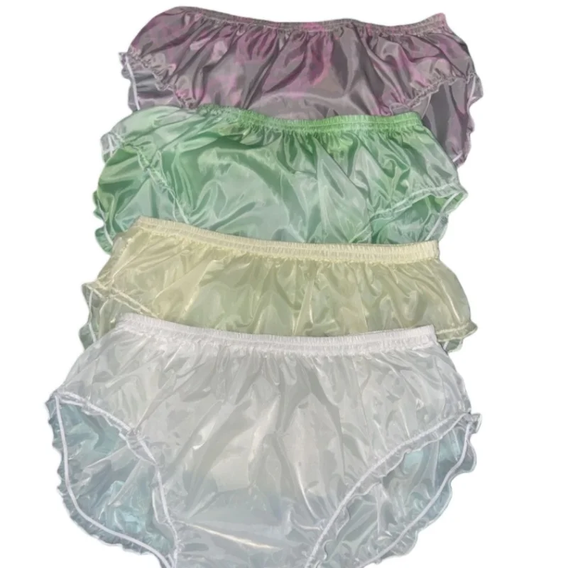 Men Thin Seamless See Through Underwear Shorts Women Elastic Briefs Underpant Couple Boxer Panties Soft Silky Sleeping Pants