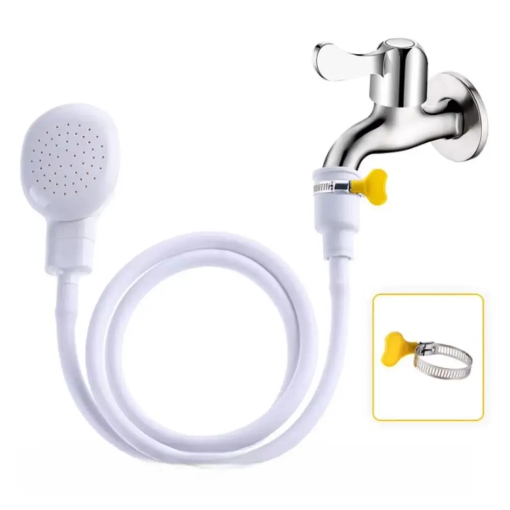

Rubber Hose Pet Faucet Sprayer Flexible Detachable Spray Pet Washing Spray Adjustable Worm Handheld Dog Shower Head
