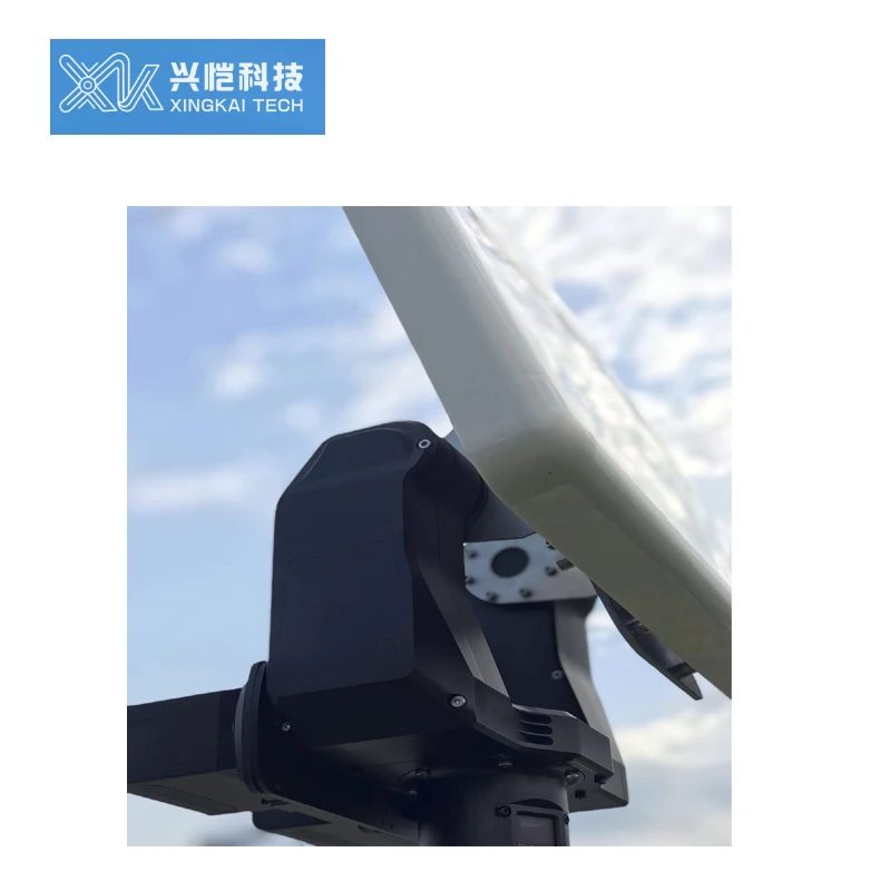 Automatic Tracking PTZ System For VTOL Fix Wing UAV Airborne Aviation UAS Tracking Antennas For Long Range Communication Radio