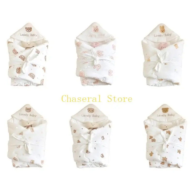 

E7CE Хлопковое одеяло для пеленанияОдеяла для колясок Детские пеленальные одеяла