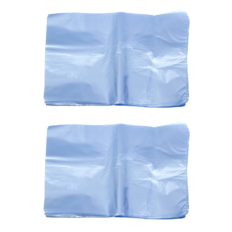 

Hot 200Pcs PVC Heat Shrink Wrap Bags Flat Seal Gift Packing 8 Inch X 12 Inch