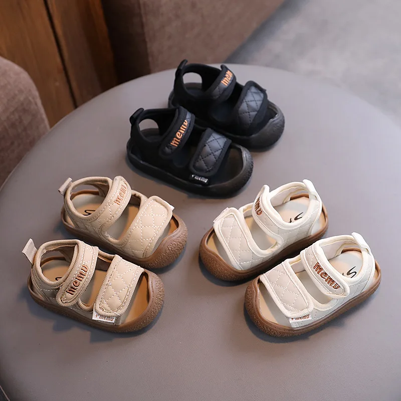 2026 Summer Baby Girls Boys Sandals Comfortable Infant Toddler Shoes Children Shoes Anti-collision Soft Sole Kids Beach Sandals
