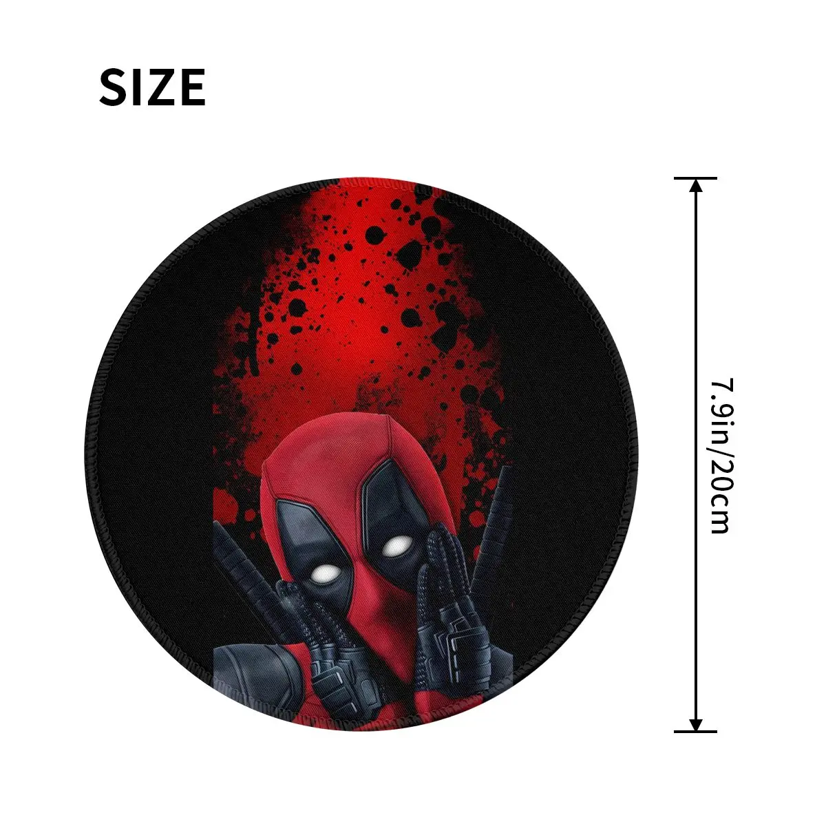 D-Deadpools Mouse Pad Film Comics Loving Character Rubber Mousepad For Notebook Computer Comfortable Cute Quality Mouse Mats