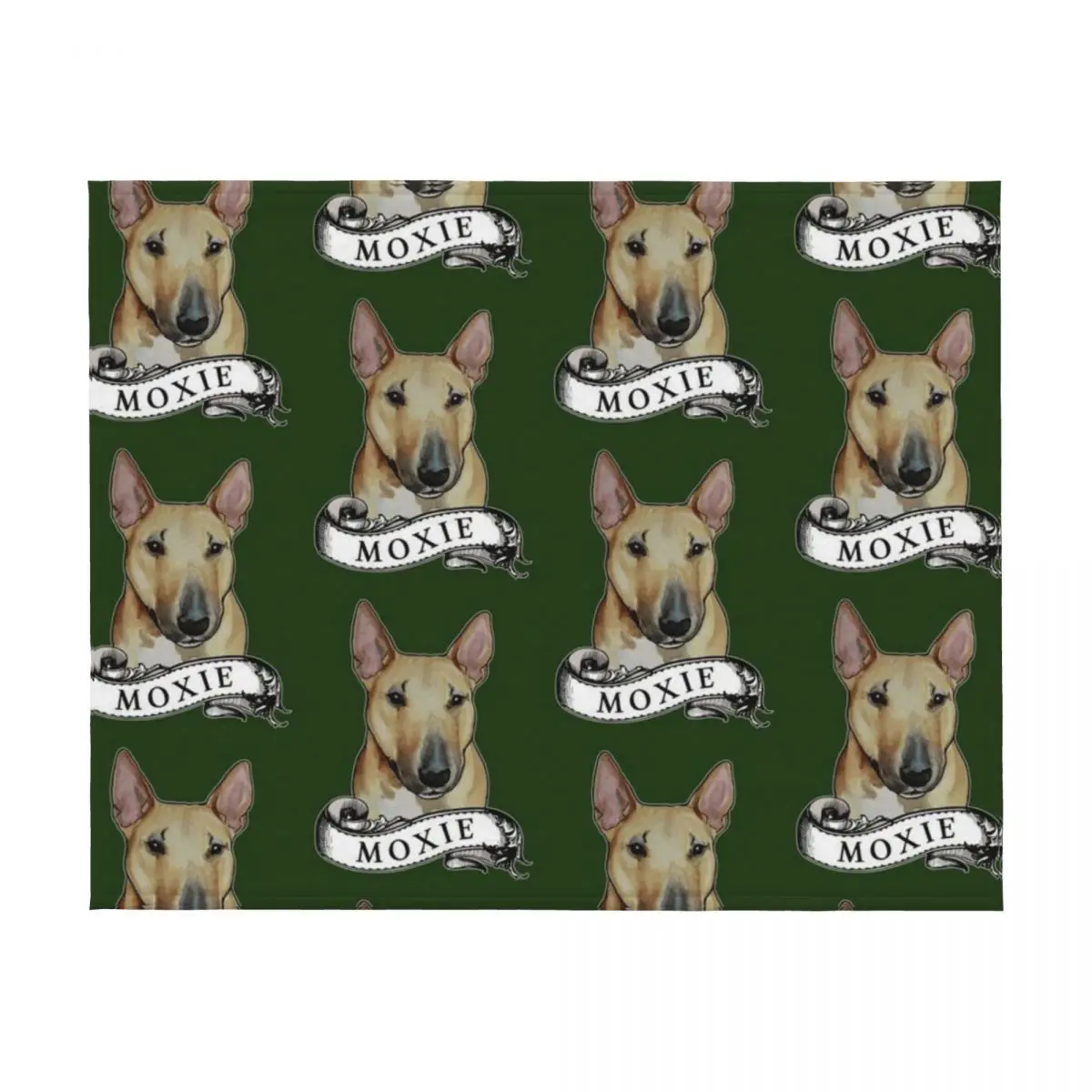 Одеяло Moxie Bull Terrier, декоративное одеяло, рождественские украшения, декоративные одеяла для детских одеял