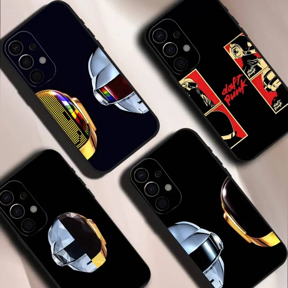 

D-Daft Punk Band Black Cover Phone Case For Samsung S26,S25,S24,S21,S22,S23,S30,Ultra,S20,Plus,Fe,Lite,5G