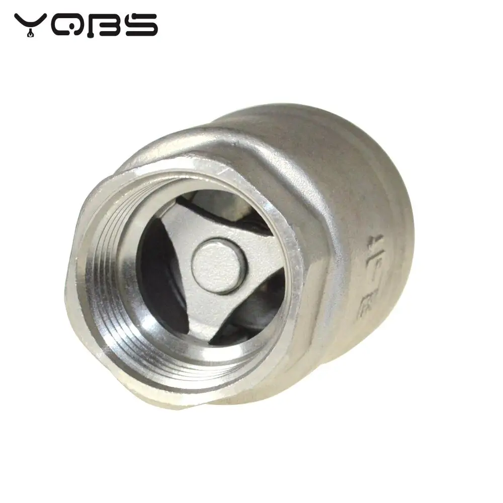 Yqbs Rvs (304) Verticale Lift In Lijn Voorjaar Terugslagklep