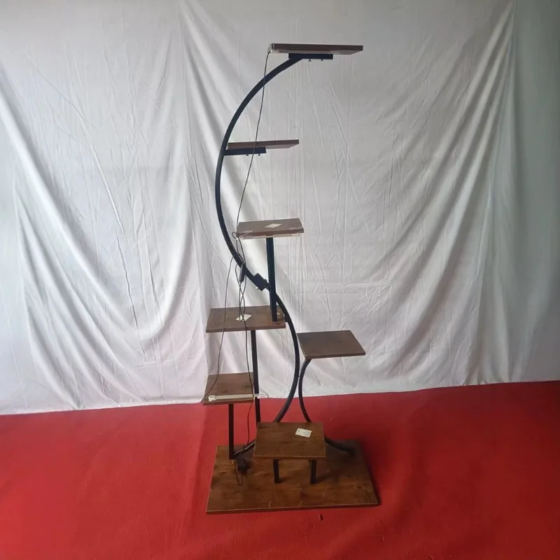 Wielopoziomowy kwietnik balkonowy do wnętrz, wielopoziomowy kwietnik podłogowy do salonu, stojak na rośliny.