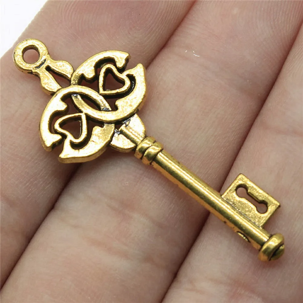 Classic Key Charms Decoration Vintage Supplies For Jewelry