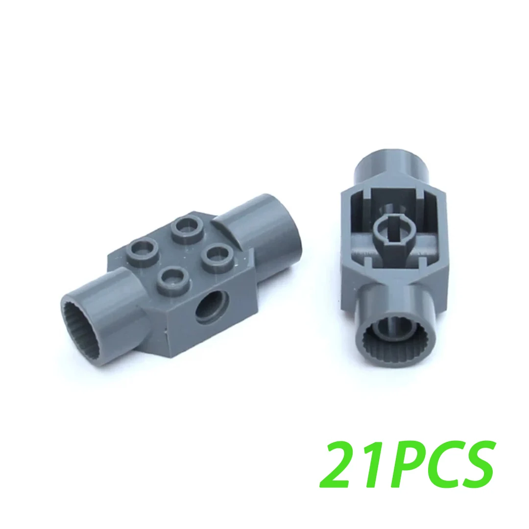 MOC Connecting Brick 48172 2x2 With Pin Holes Joint Socket Technology Building Blocks Accessories Set 50g/21PCS Puzzle Toy