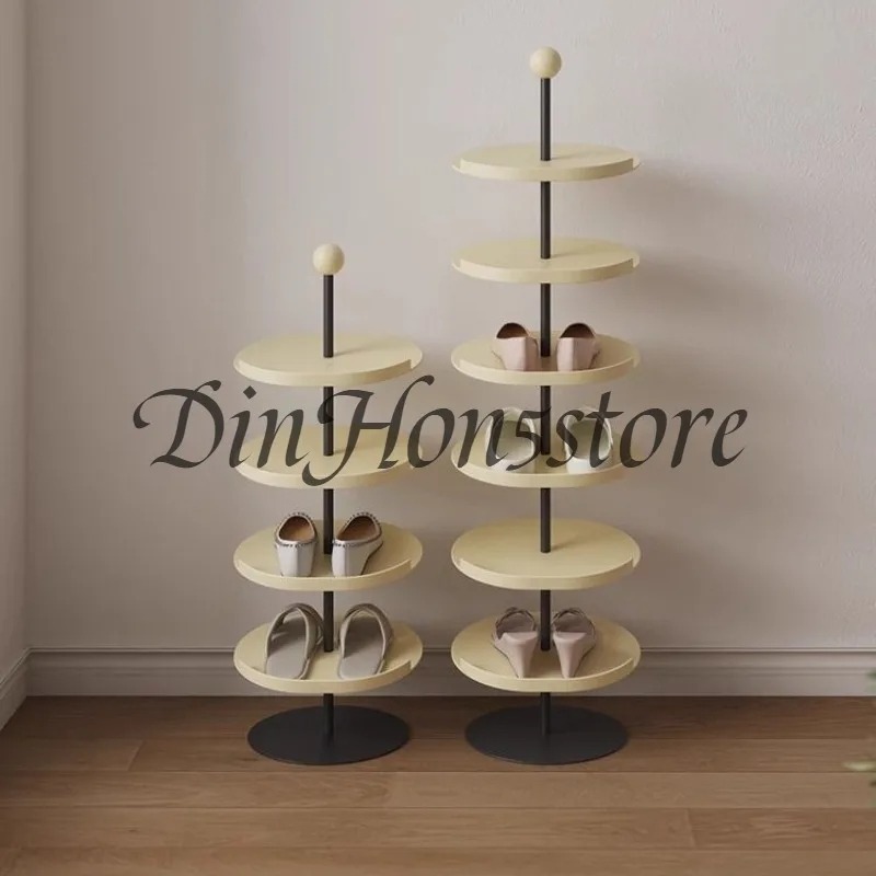 Multi-layer shoe storage at the of the home, simple shoe rack at the door