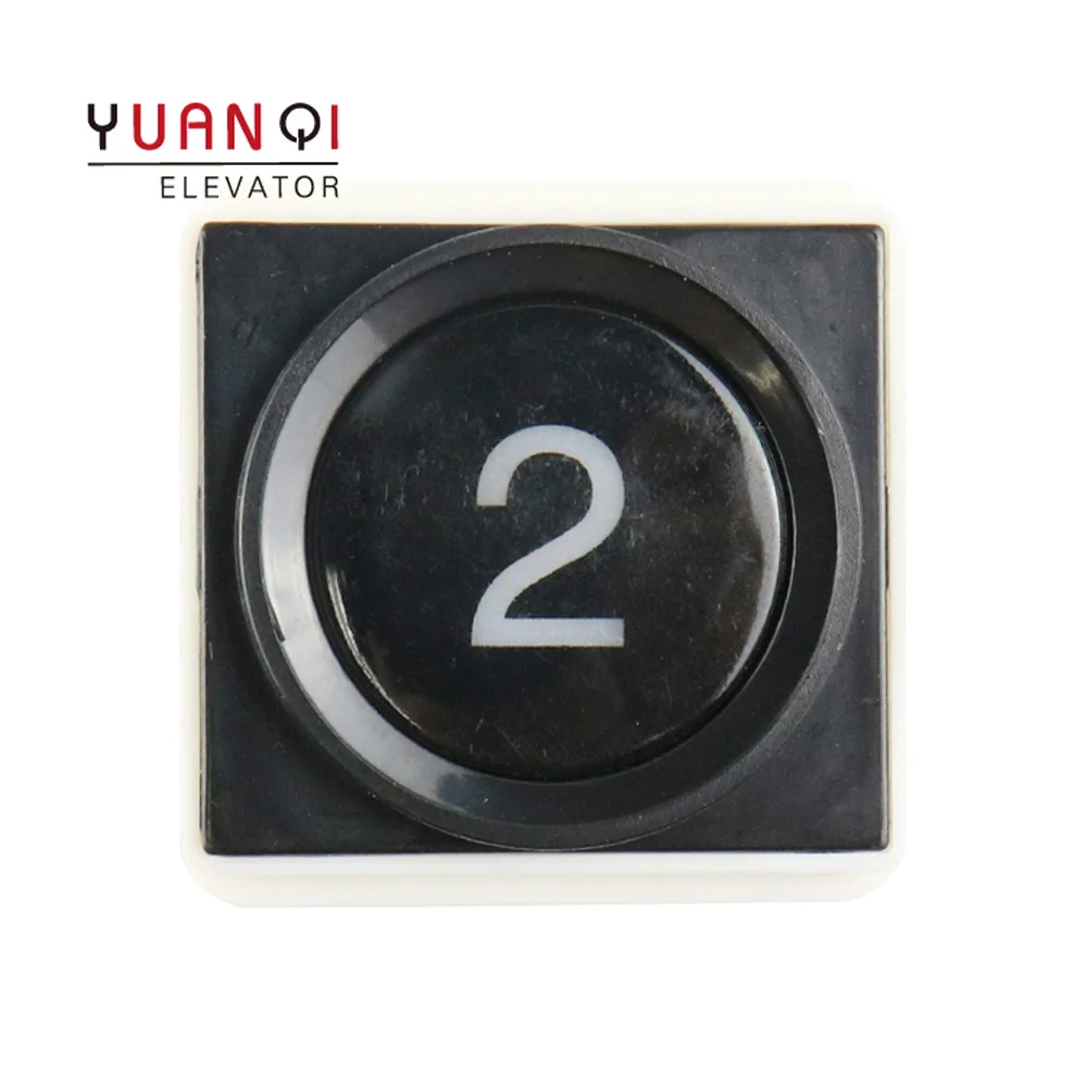 

Yuanqi Lift Spare Parts Elevator Touch Button BR34A Without Braille Without Ear