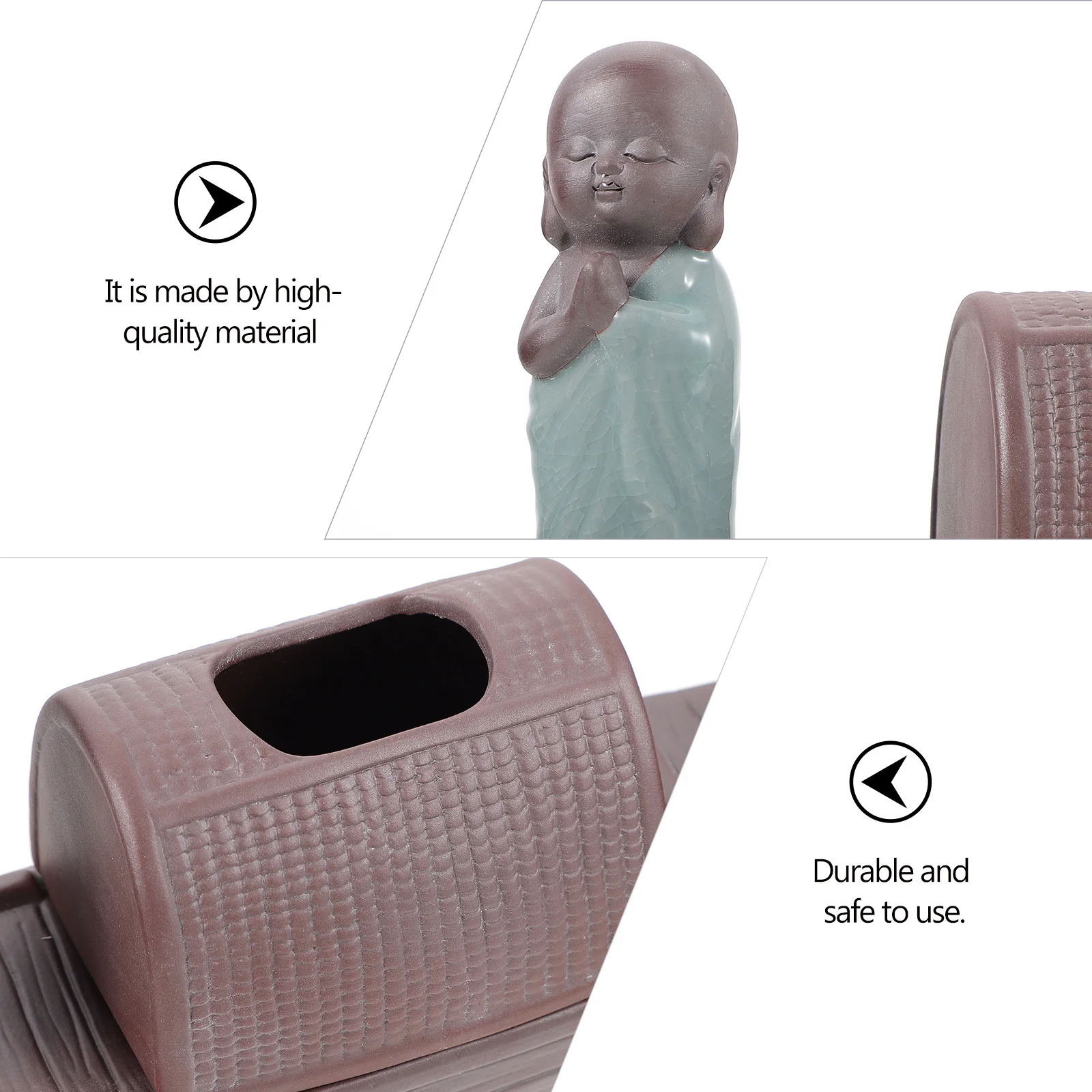 

1Pcs Black Ceramic Tabletop Vase Hydroponic Flower Ornament Boat Design Mini Vase for Home Decoration Flower Container