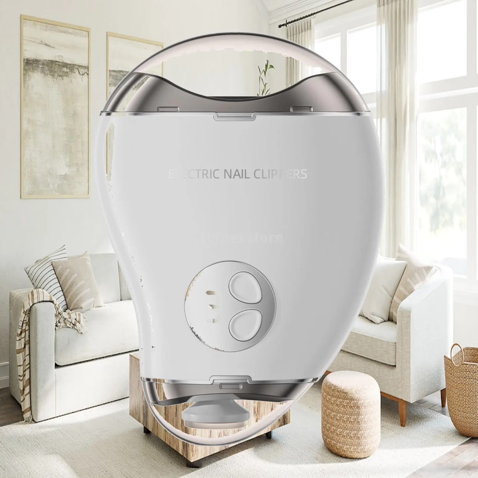 Electric Nail Fingernail Cutter 3 Speeds Convenient Comfortable Easy to Use Electric Nail Grinder for Women Men Kids Seniors