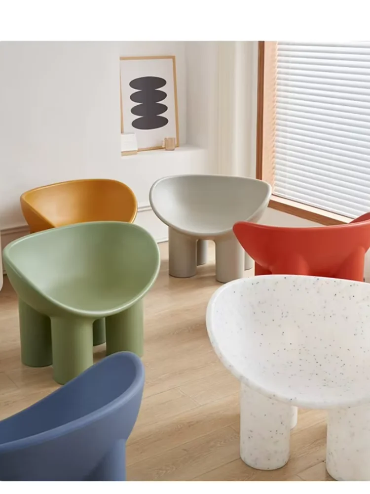 Kids Outdoor Lounge Chair - Cadeira de Plástico Estilo Escandinavo com