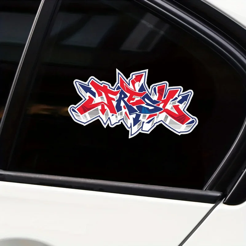 

1 шт. стильная красная-синяя наклейка с граффити-уникальный декор для велосипедных рамов, бутылок с водой и футляров для гитар, любимых фанатов граффити