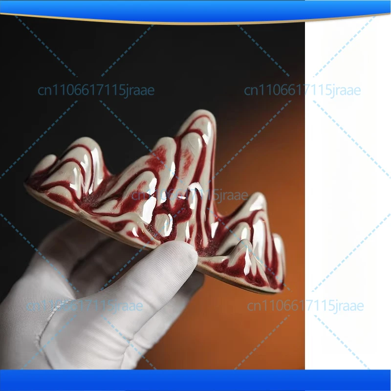Junhong kiln change! Alpine! Handmade Jun porcelain ornament