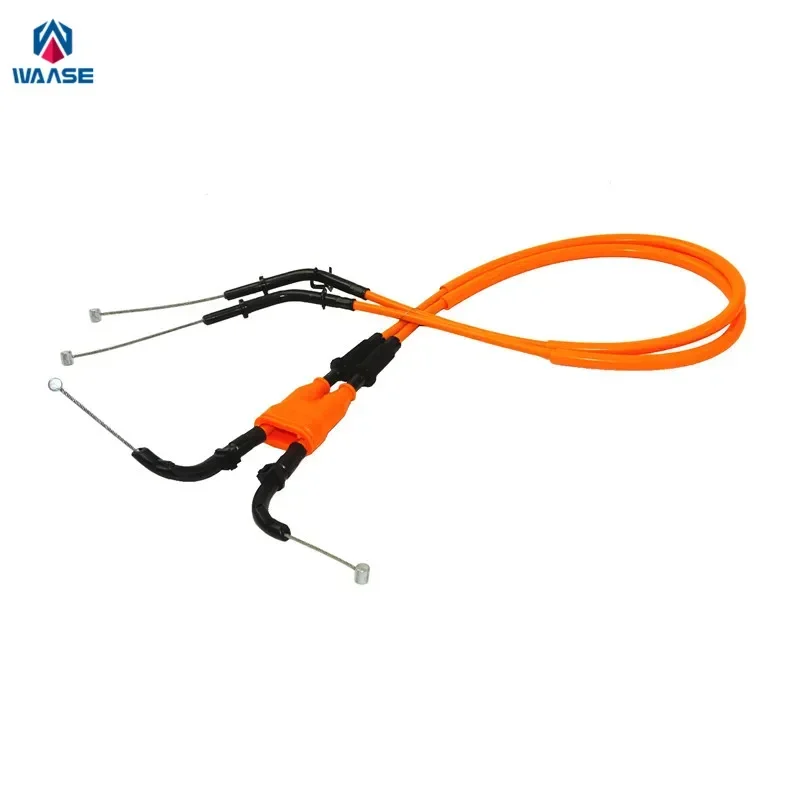 waase For Kawasaki Ninja ZX-10R ZX10R 2011 2012 2013 2014 2015 2pcs Throttle Cable Steel Wire