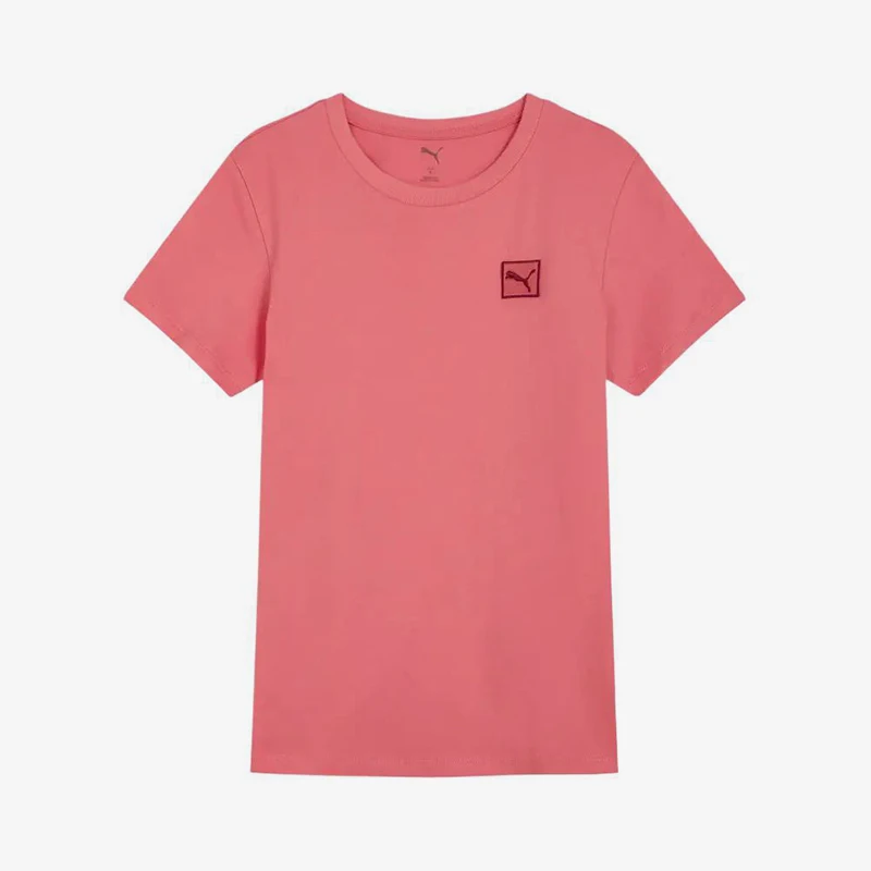 プーマ-オーセンティック-ess-elevated-レディース-刺繍入りスポーツ半袖tシャツ-690642-22
