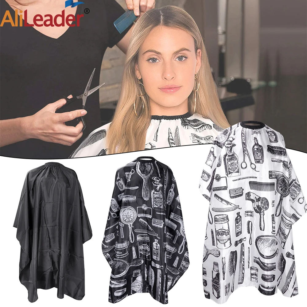 Alileader Salon Barber Cape For Men Women Hairdressing Snap Closure Apron Hair Cutting Cape For Adults Professional And Home Use