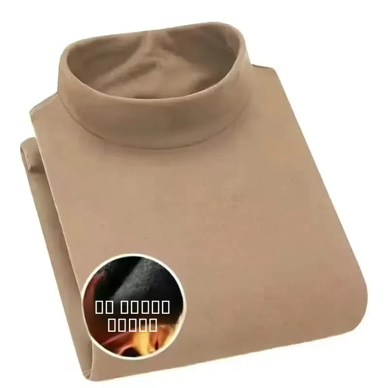 مزدوجة الوجه Fce High-Ne الرجال قاعدة irt الشتاء Sle طويل Sve ملابس اخلية حرارية Dervo العصرية Ciwalk محبوك سترة