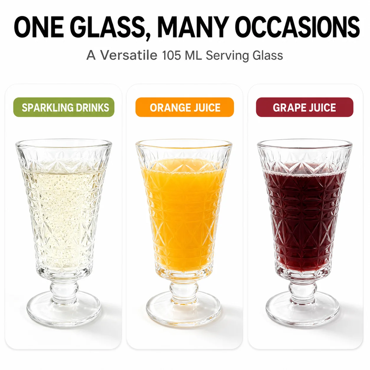 1PC Retro Embossed Crystal Gla - огляд і ціна Coffee And Tea Glass
