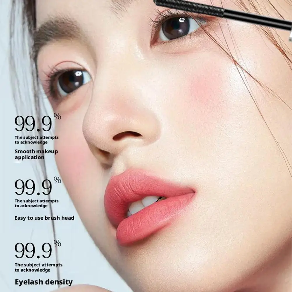 小さな鋼管マスカラシルク繊維非汚れナチュラル長期持続プライマーまつげ黒エクステンション化粧品まつげ