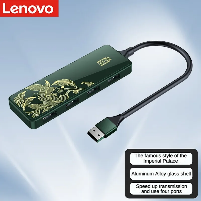 

USB-разветвитель Lenovo 3,0 с интерфейсом, 4 USB-порта