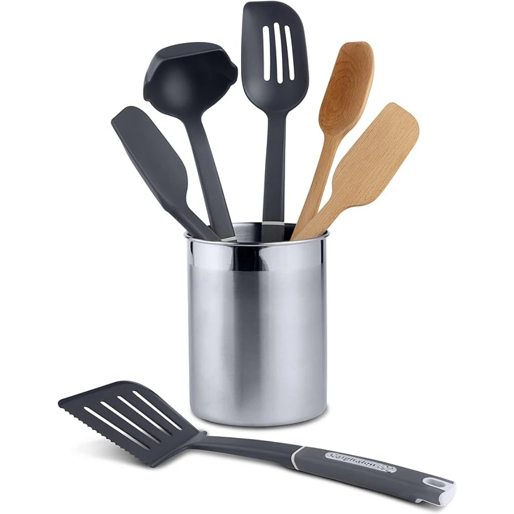 

Kitchen Tools 7-Piece Gourmet Mixed Kitchen Utensil Set Accessories Gadgets Dining Bar Home Garden