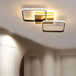 Plafonnier LED au Design Moderne, Luminaire Décoratif de Plafond, Idéal pour un Couloir, une Chambre à Coucher, un Salon, une Salle à Manger ou une Cuisine