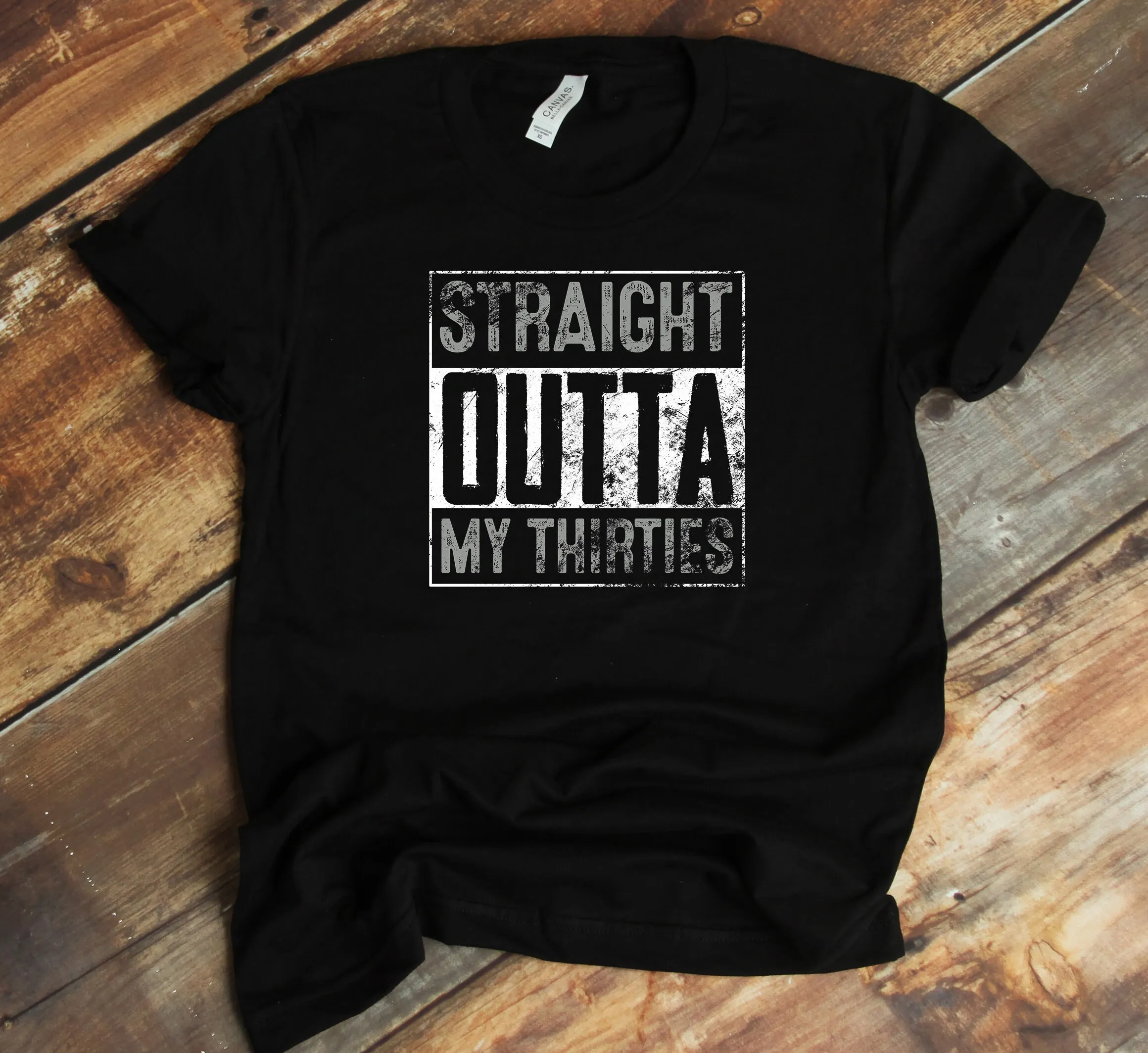 T-shirt drôle du 40e anniversaire, Straight Outta My Thirties 40 Years Old
