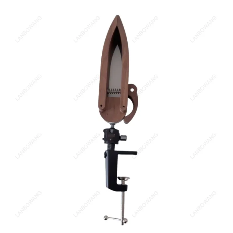 Hand-stitched Wood Clamp, Hand Tools, Red Oak 360°, Black Walnut 360° Universal Wood Clamp