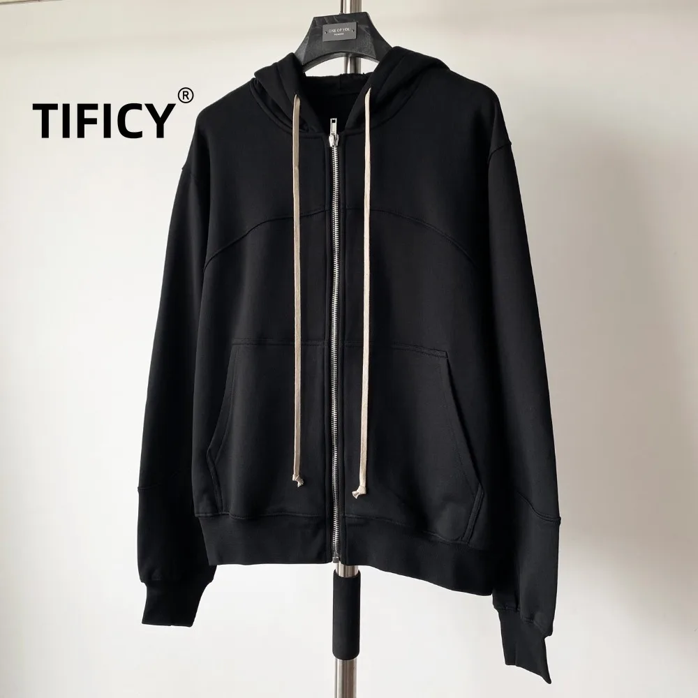 High Street RO Style Hooded Sweatshirts Women's Dark Patchwork Deconstruction Hoodie Sweatshirts Cardigan Jacket