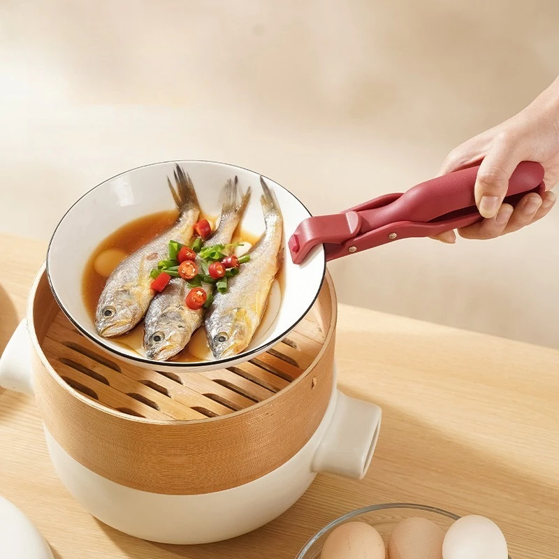 

Anti-scald Clip Silicone Kitchen Anti Scald Plate Bowl Dish Pot Holder Anti-hot Clip Lifter Kitchen Accessories Gadget