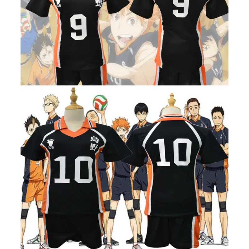 Hinata Shyouyou Sportswear Jerseys Haikyuu Cosplay Costume Karasuno High School Volleyball Club Uniform