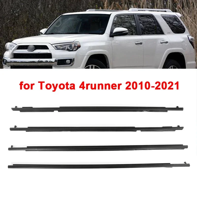 

Car Window Rubber Sealant Strip Side Door Window Seal Strip Weatherstrip Rainproof Weather Strip for Toyota 4runner 2010-2021