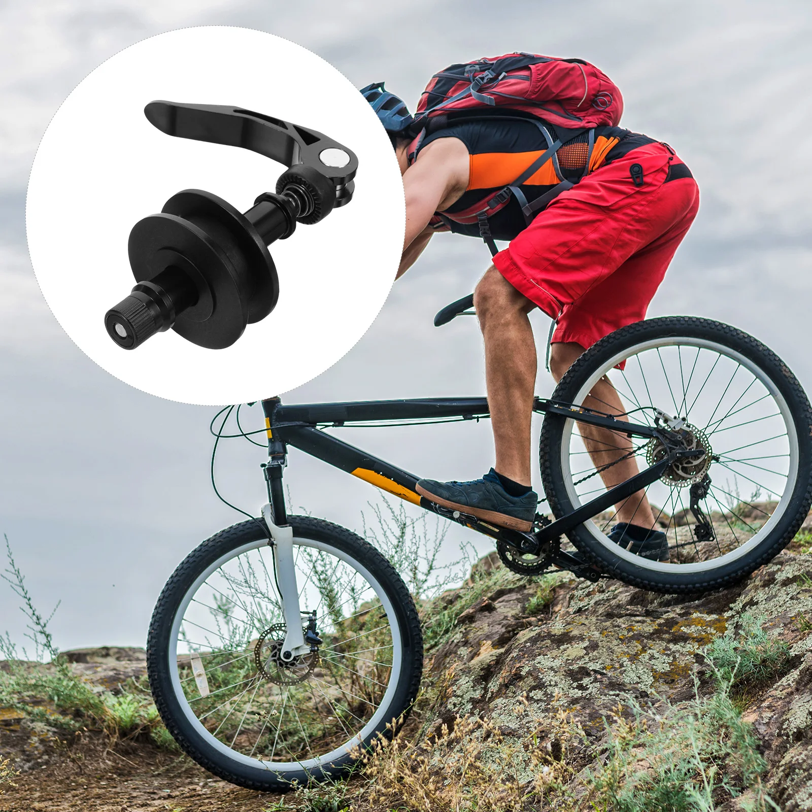 

Black Bicycle Tensioner Adjustable Bike Chain Adjuster Gear Fastener Fixed Chain Tool for Foldable Bike Cycling Accessories