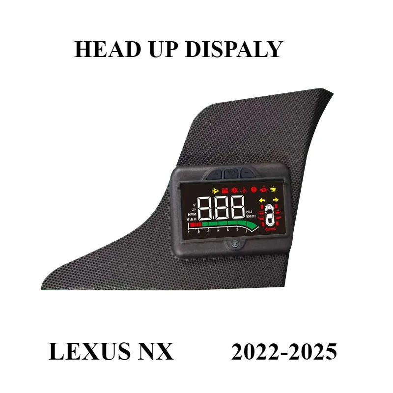 

HUD Head up display Auto Over speed Warning System For Lexus NX 2022-2024 car electronics accessories Lexus modified parts