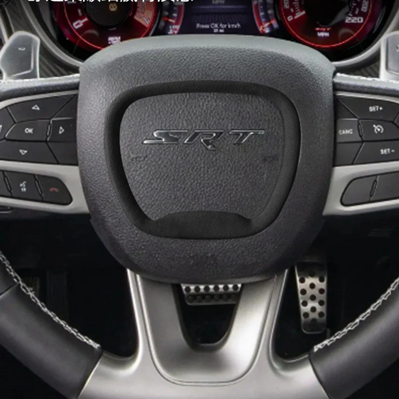 

Замшевая кожаная накладка на руль для Dodge Durango SRT 2014-2021, зарядное устройство SRT 2015-2019, Challenger SRT 2015-2021