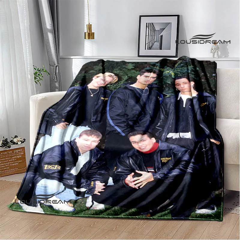 BSB band backstreet boys Print blanket picnic blanket Flannel Warm blankets Soft Cozy Blankets Home travel blanket Birthday Gift