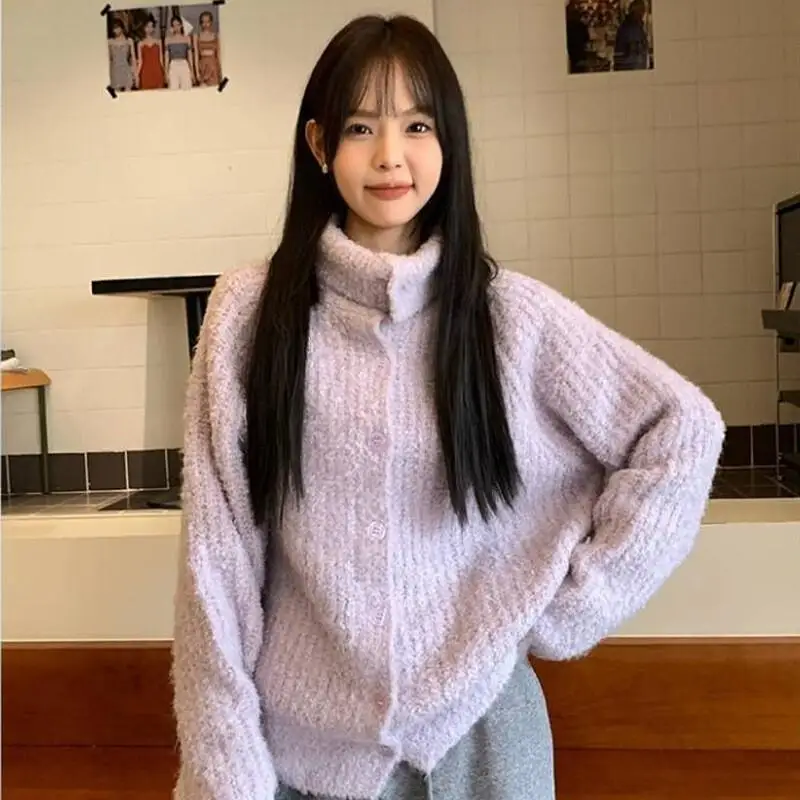 

Cardigan korean popular women's clothes Knitwear Woman clothes 2025 Women's sweater Pullover Winter clothes woman tops cozy