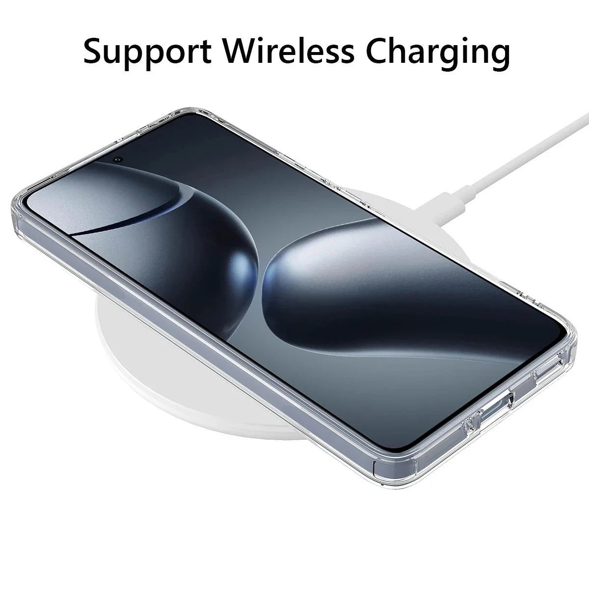Etui Magsafe TPU+PC Arcylic Magnetic Wireless Charging Case do Xiaomi 14T 15 Pro 15 14 ULTRA Clear Shockproof Back Cover — zdjęcie produktu 4