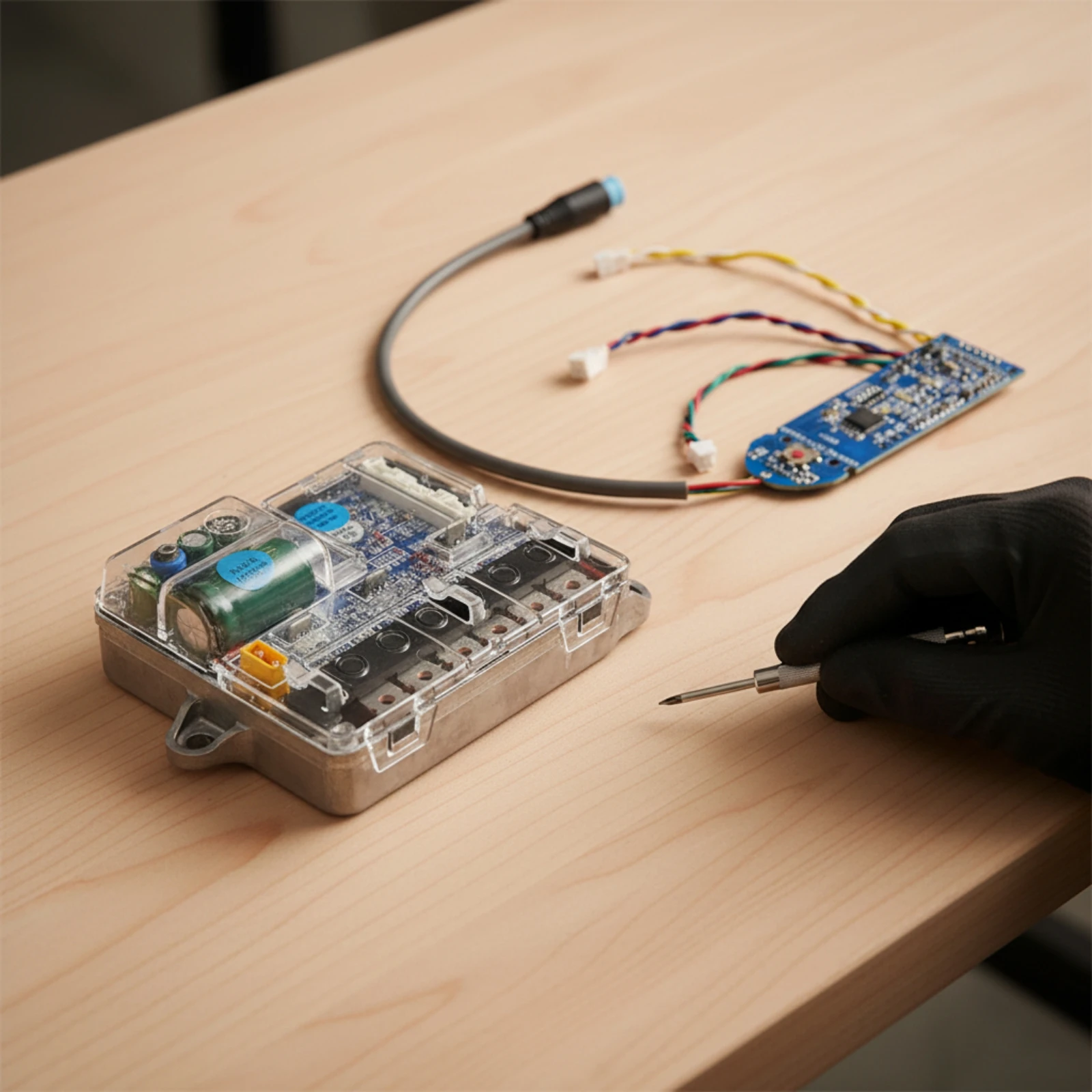 Scooter Controller with Bluetooth Board High Sensitivity m365 Controller Module Electronics Compact