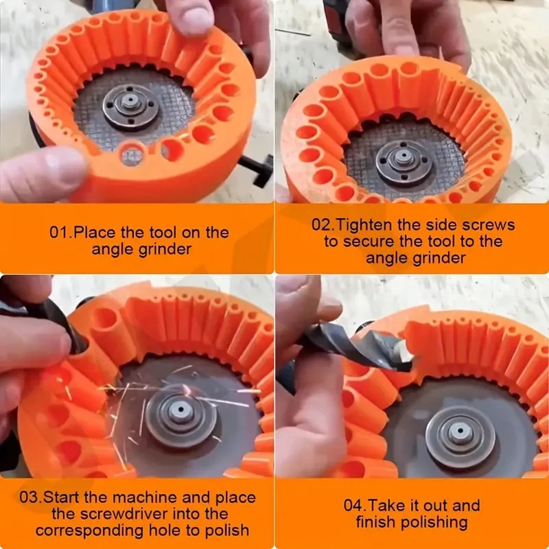 New 2026 Multipurpose Drill Bit Grinding Sharpener Polishing Grinding Tool Powered Drill Bit Tool Parts Applicable Angle Grinder