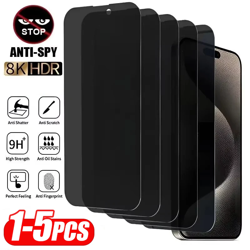 Full Cover Anti-Spy Privacy Screen Protector For Samsung S24 Ultra S22 Plus S21 S20 S23 FE Note 20 S10 Lite Tempered Glass Film